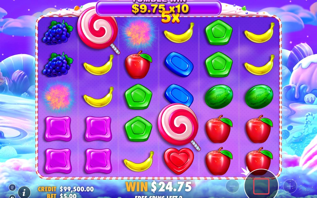 Free Spins-läge med fria snurrar och specialrullar